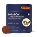 PetLab Co. Allergy & Immune Probiotic Chews, 30 Soft Chews, Pork | Omega-3s, colostrum and prebiotics to support yeast balance, skin health and immune function