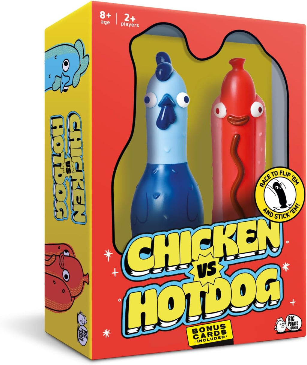 Big Potato Chicken vs Hotdog: Funniest Party Game You'll Ever Play | Flippin' Fun for Family, Adults and Kids | Bonus Content Included