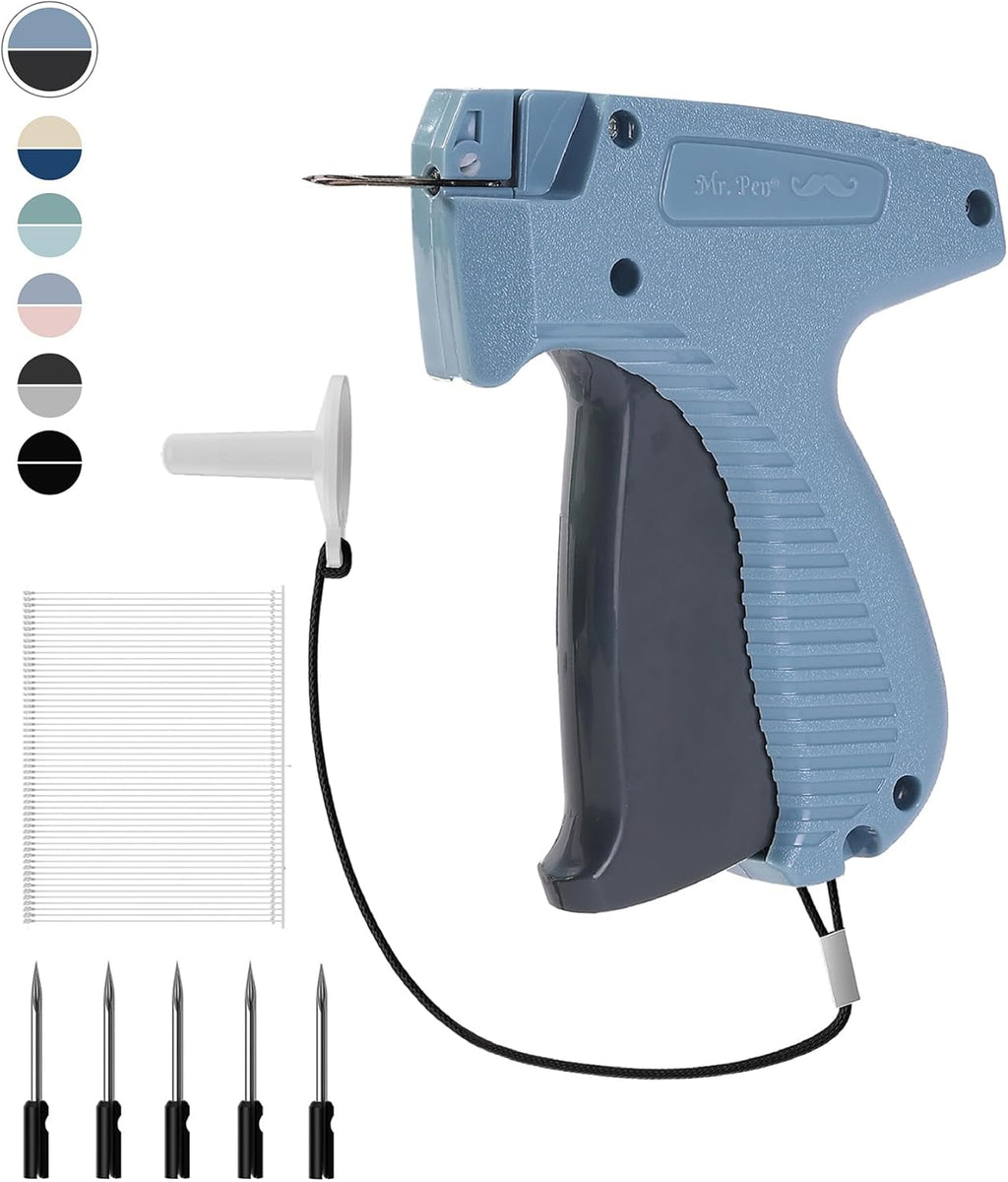 Mr. Pen - Price Tagging Gun, Hangtag Attacher with 1000 Barbs and 5 Needles, for Retail Stores, Garage Yard Sales
