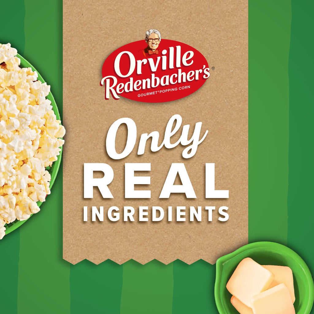 Orville Redenbacher’s Microwave Popcorn SmartPop! Value Size, Butter Flavor, 4g Fiber Per Serving, 2.69 oz., 12-Count