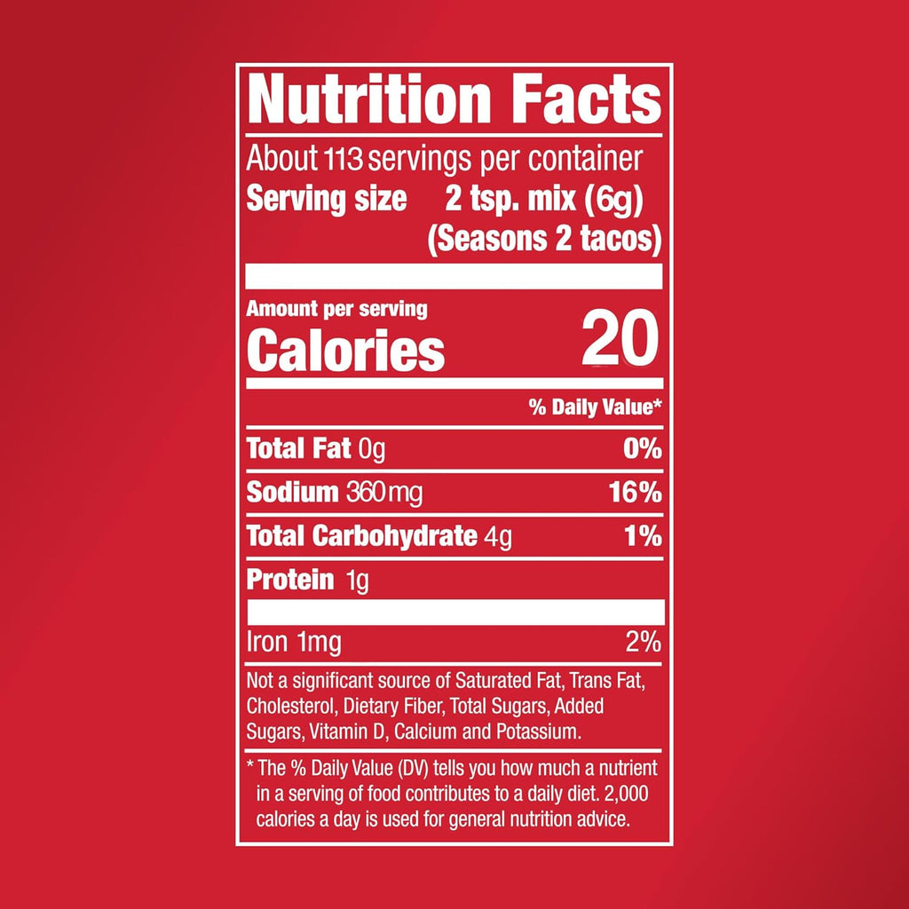 McCormick Premium Taco Seasoning Mix, 24 oz