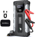 Sharmeal Car Jump Starter 3000A, Jump Starter Battery Pack for 9.0L Gas and 7.0L Diesel, 12V Portable Jump Box with LED Light
