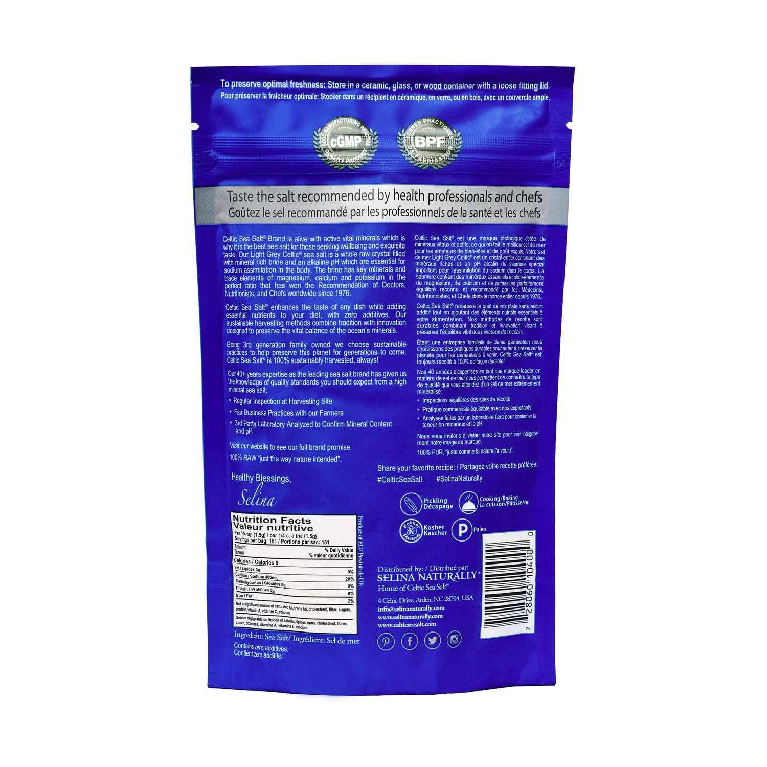 Celtic Sea Salt Lt Grey Pou, 0.57 Pound