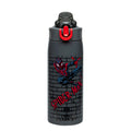Zak Designs Marvel Spider-Man Sage Kids Water Bottle For School or Travel, 19oz Stainless Steel Water Bottle With Straw, Handle, and Leak-Proof, Pop-Up Spout Cover (Miles Morales)
