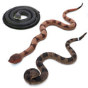 3PCS Rubber Snakes Fake Snake, Realistic Rubber Snake Toy to Keep Birds Away for Garden, Lifelike Plastic Fake Snakes Prank Toys for Men, Adults Kids Gag Gifts, Prank Stuff Props for Halloween Decor