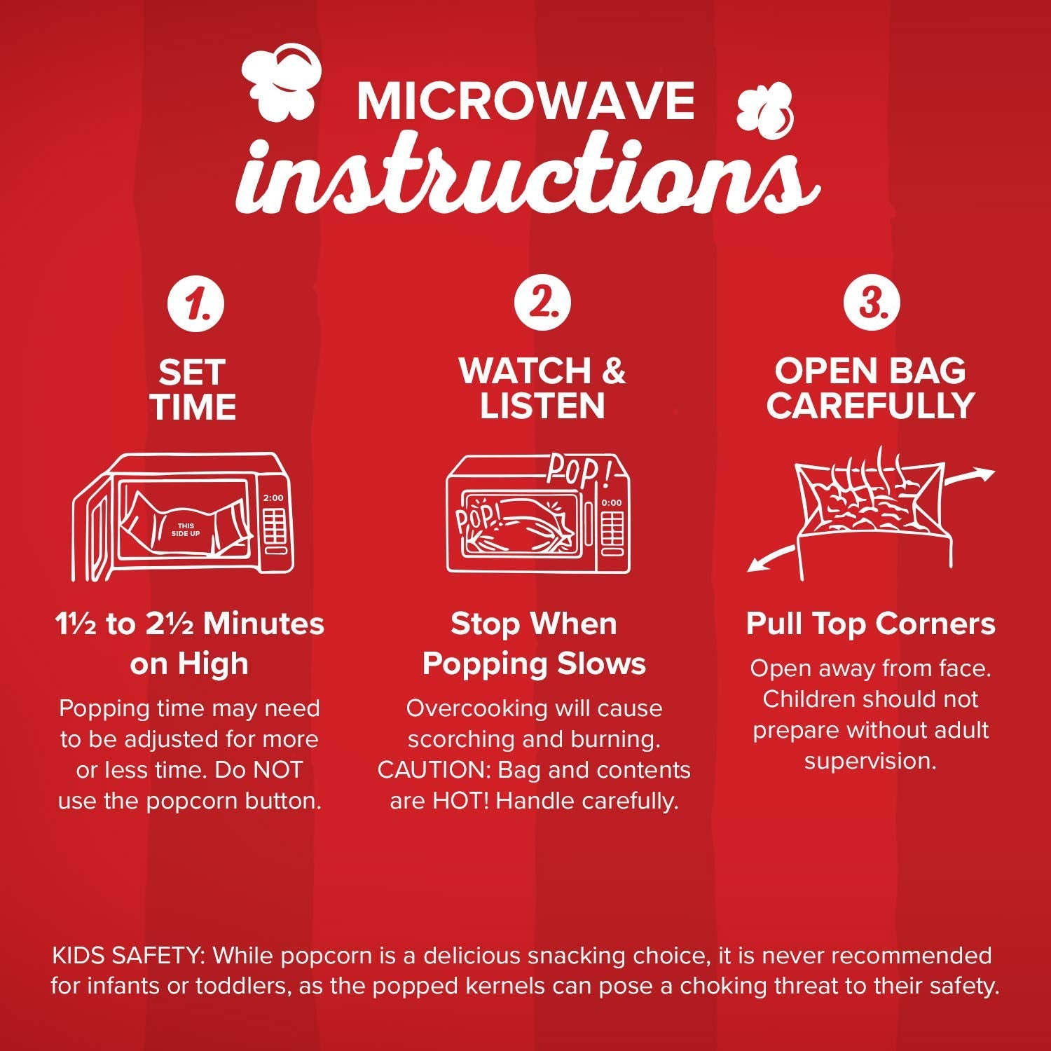 Orville Redenbacher’s Microwave Popcorn, Movie Theater Butter Flavor, 3g Fiber Per Serving, 3.29 oz., 24-Count