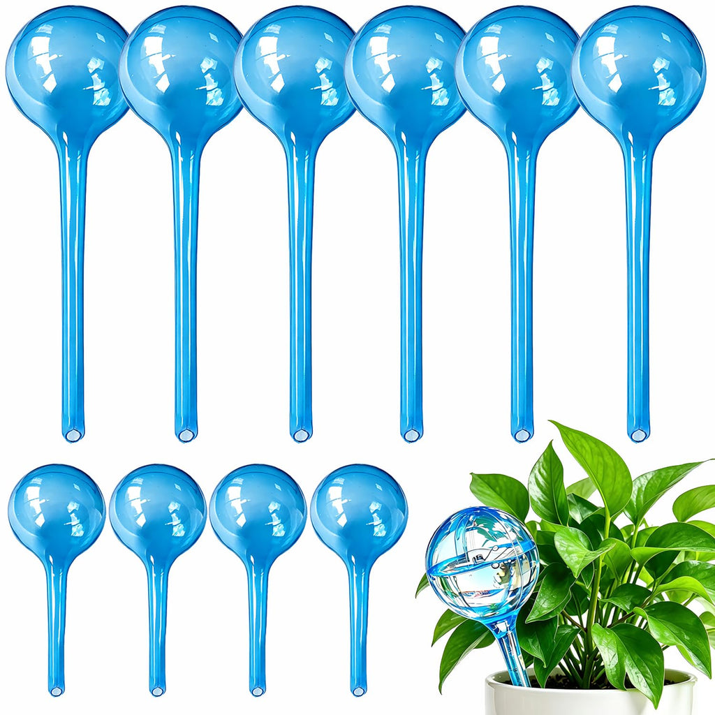 Self Watering Globes for Plant, 10pcs Auto Watering Bulb for Indoor Outdoor | Garden Potted Plant Watering Device for Vacation Plant Care, Flower Self Caring Water Conservation Device When You're Away