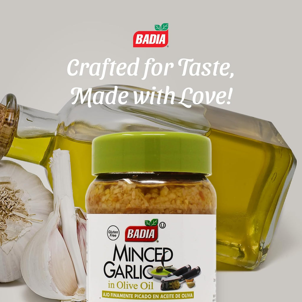 Badia Minced Garlic, 8 oz