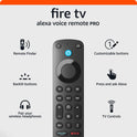 Fire TV Alexa Voice Remote Pro (newest model) with remote finder, TV controls, and backlit buttons
