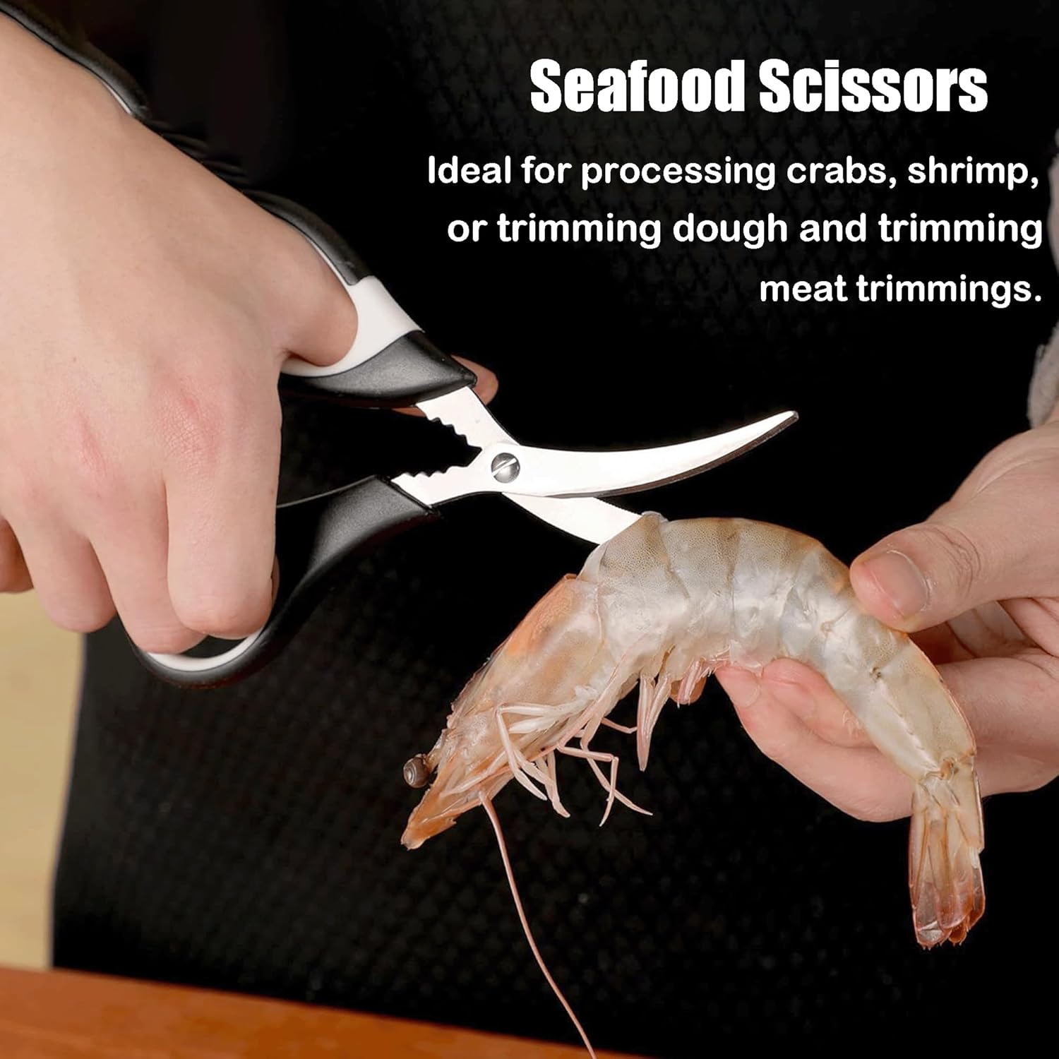 Food Grade Kitchen Scissors All Purpose 3 Pack - Heavy Duty Stainless Steel Cooking Shears for Cutting Meat, Food, Fish, Poultry Sharp Sissors for Dishwasher Safe - with Protective Sheath