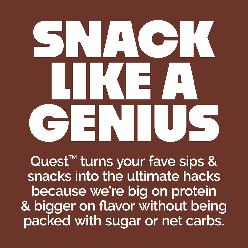 Quest Nutrition Crispy Chocolate Peanut Butter Hero Protein Bar, 18g Protein, 1g Sugar, 3g Net Carb, Gluten Free Protein Snack, Keto Friendly, 12 Count
