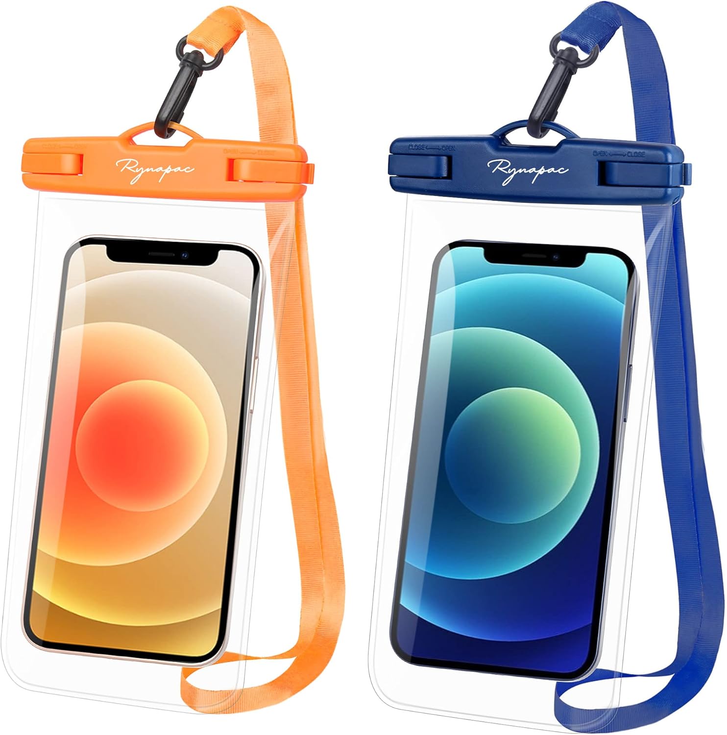 Waterproof Phone Pouch Bag - 7.5in Water Proof Cell Phone Case for Beach Travel, IPX8 Dry Bag with Lanyard for iPhone 16 15 14 Pro Max Galaxy S25+ S24+, Cruise Ship Essentials 2025