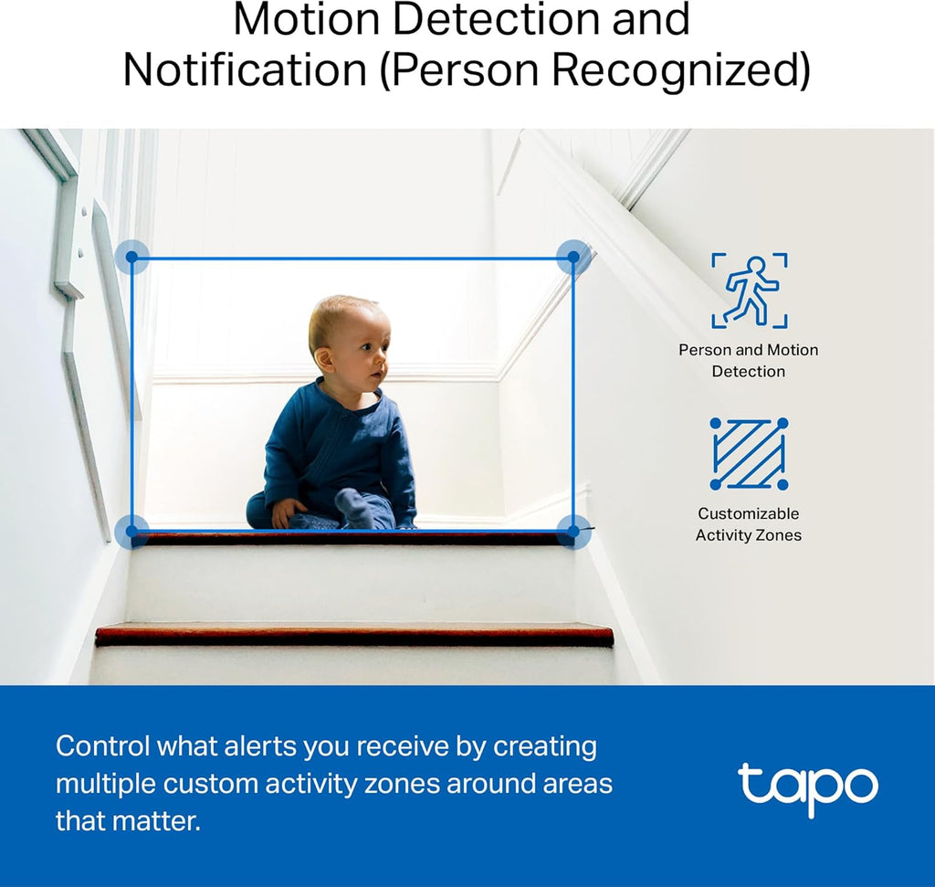 Tapo 1080P Indoor Security Camera for Baby Monitor, Pet Camera w/Motion Detection, 2-Way Audio, Night Vision, Cloud & SD Card Storage, Works w/Alexa & Google Home, Plug-in, C101