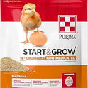 Purina Start and Grow | Non-Medicated Chick Feed Crumbles | Nutritionally Complete - 5 Pound (5 lb) Bag