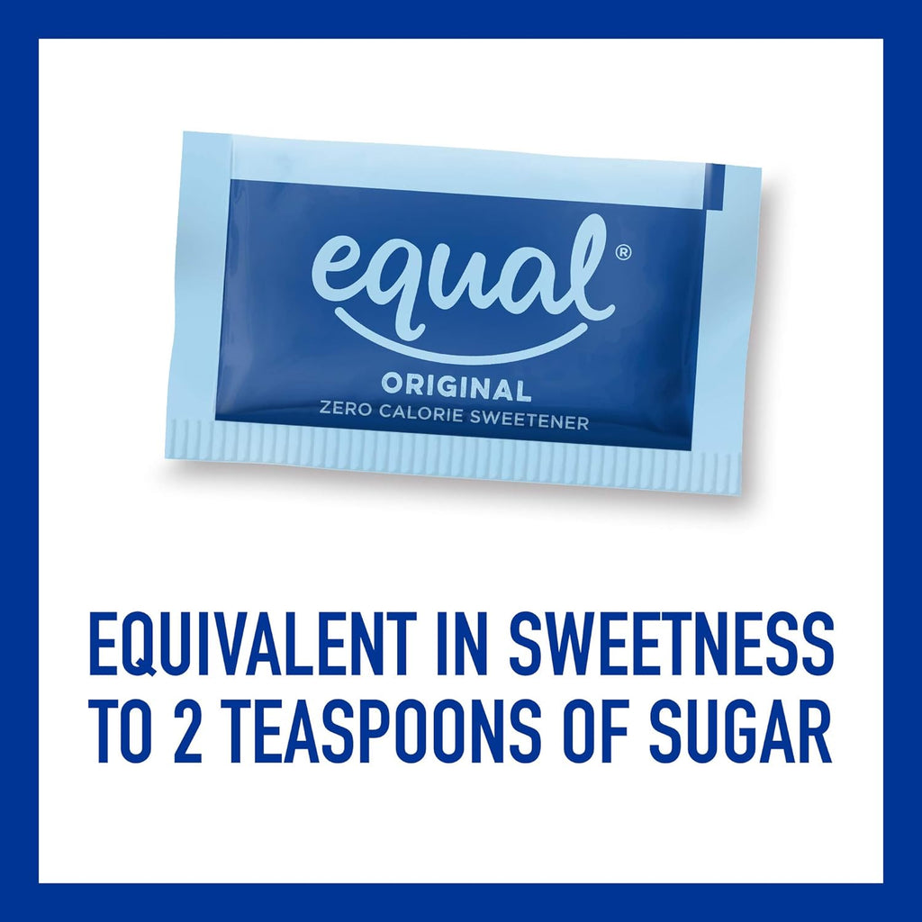 EQUAL 0 Calorie Sweetener, Aspartame and Acesulfame-K Sweetener Packets, Zero Calorie Sugar Alternative, Erythritol Free, 800 Ct (Pack of 1)