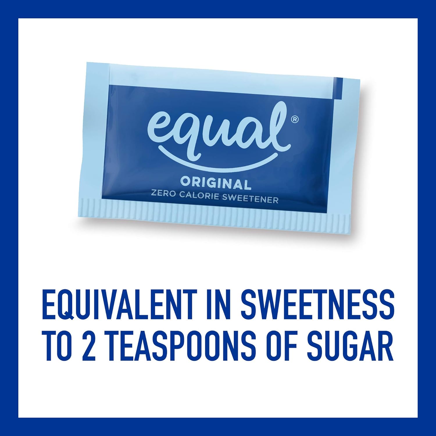 EQUAL 0 Calorie Sweetener, Aspartame and Acesulfame-K Sweetener Packets, Zero Calorie Sugar Alternative, Erythritol Free, 800 Ct (Pack of 1)