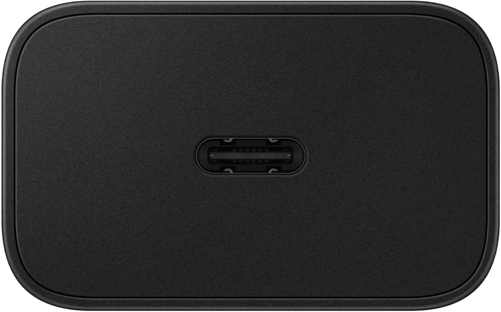 25W Wall Charger Power Adapter, Cable Not Included, Super Fast Charging, Compact Design, Energy Efficient, Compatible with Galaxy and USB Type C Devices, Black