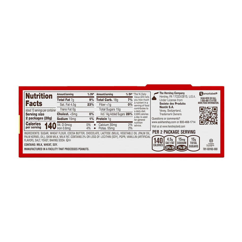 KIT KAT Milk Chocolate Wafer Snack Size, Candy Pantry Pack, 12.25 oz (25 Pieces)