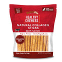 Rewardables | Healthy Chewers | Natural Collagen and Beef Sticks for Dogs | 100 Count | High Protein and Limited Ingredient Dog Chews