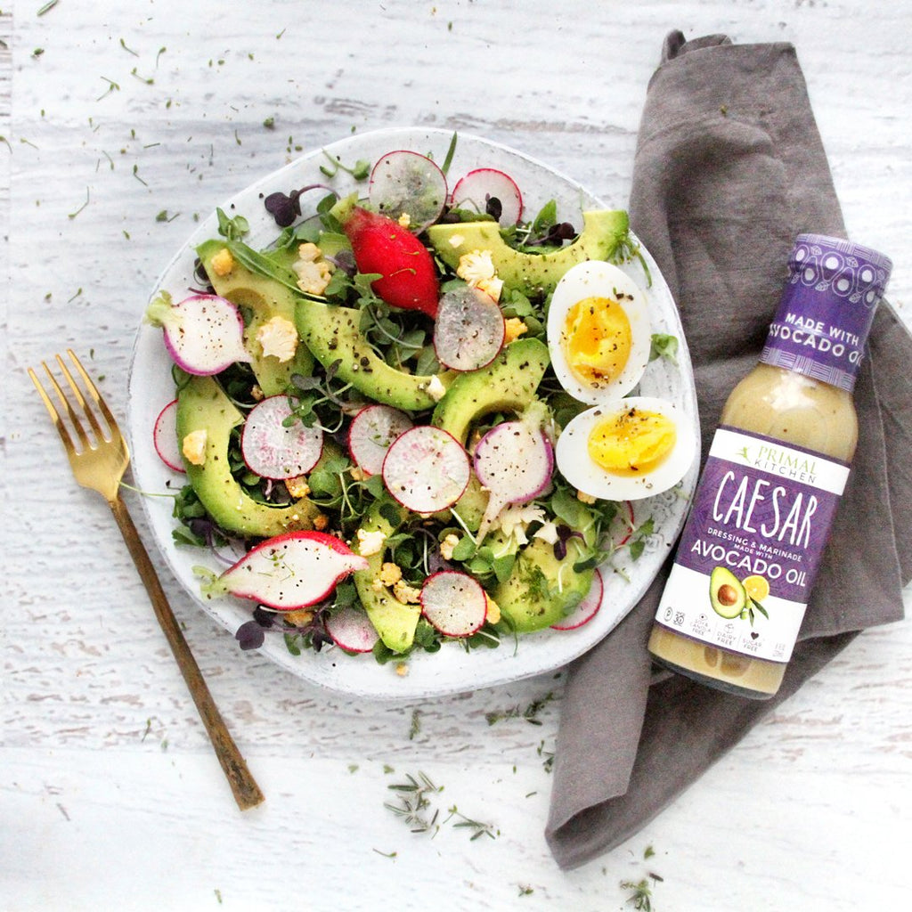Primal Kitchen Ranch Dressing, Caesar Dressing, and Green Goddess Dressing & Marinade, Made with Avocado Oil, 8 Fluid Ounces, Variety Pack of 3
