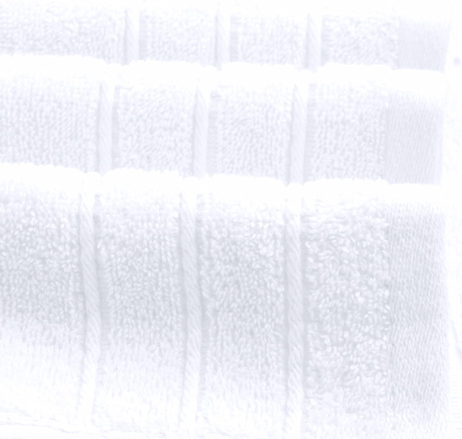 Tens Towels Pack of 4 Extra Large Bath Towels 30 x 60 Inches, 100% Cotton, Larger & Lighter Weight, Quicker to Dry, Super Soft and Absorbent, Perfect for Bathroom, White
