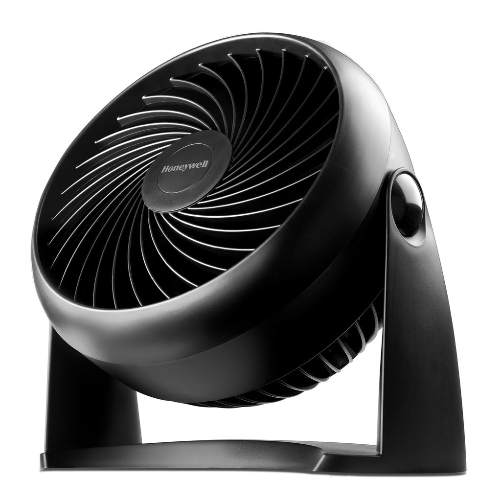 Honeywell TurboForce Air Circulator, Small Tabletop Fan, Quiet Personal Fan for Home or Office, 3 Speeds, 90 Degree Pivoting Head, Black, HT900 | Quiet Personal Fan for Home or Office, 3 Speeds, 90 Degree Pivoting Head