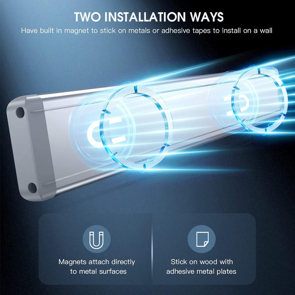 Under Cabinet Lighting,40 LED Rechargeable Battery Operated Motion Sensor Light Indoor - Cart Shape