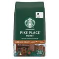 Starbucks Whole Coffee Beans, Medium Roast Hot or Iced Coffee, Pike Place Roast, 28 oz