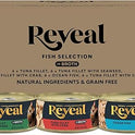 Reveal Natural Wet Canned Cat Food, 5-Flavor Variety Pack, Limited Ingredient, Grain Free, High Protein with No Artificial Additives, Fish Variety in Broth (30 x 2.47 oz Cans)