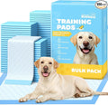 Powools Puppy Pads for Dogs, 34 x 28 in, 6-Layer, Leak-Proof, 100-Pack | X-Large Pee Pads for Dogs Potty Training, Quick-Dry Design, Wee Wee Pads for Dogs, Puppy Training Pads