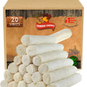 Cowdog Chews Retriever roll 9-10 inch All Natural Rawhide Product (20 Pack)