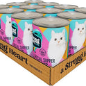 A Strong Heart Canned Wet Cat Food, Special Supper Dinner - 13.2 oz Cans (Pack of 12), Made in The USA with Real Turkey & Fish