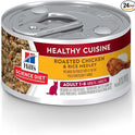 Hill's Science Diet Adult 1-6 Healthy Cuisine Wet Cat Food, Roasted Chicken & Rice Medley in Gravy, 2.8 oz. Cans, 24-Pack