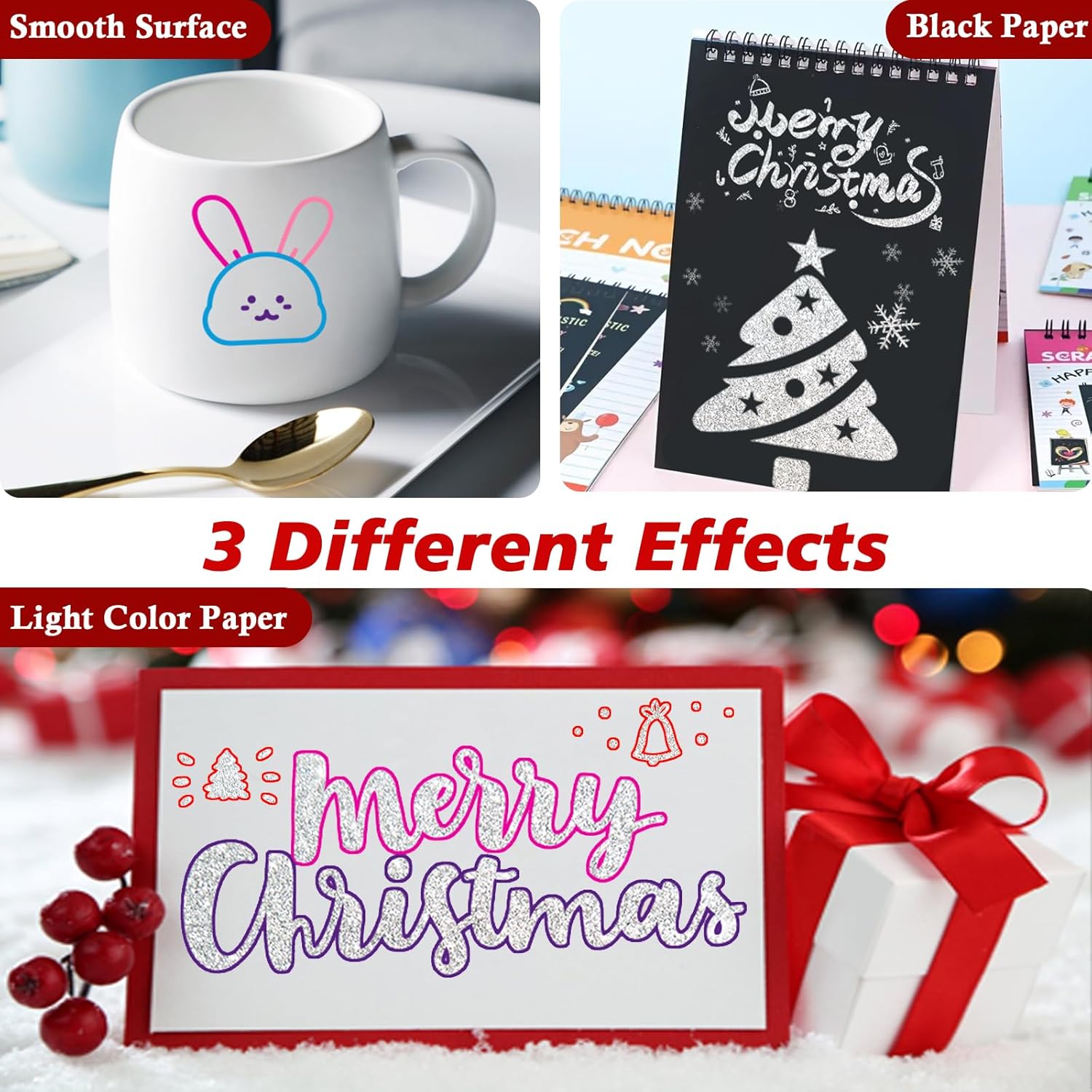 Glitter Markers Outline Pens Metallic,12 Cute Art Supplies Kids 6-8 9-12 10-12 Year Old Tween Teen Girl Gifts Trendy Stuff,Arts Crafts Kids Ages 8-12,Crafts Girls 8-12 Shimmer Sparkle Cool Fun Drawing