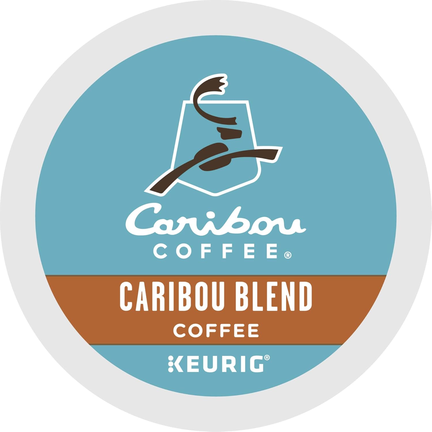 Caribou Coffee Caribou Blend Keurig Single-Serve K-Cup Pod, Medium Roast Coffee, 72 Count