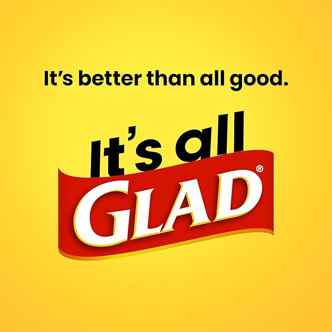 Glad Tall Kitchen Trash Bags 13 Gallon, MaxStrength Cherry Blossom Garbage Bags, Drawstring, 90 Count