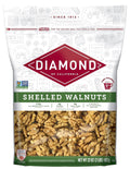 Diamond of California Shelled Walnut Halves and Pieces, Pre-Shelled Raw Walnuts for Baking, Snacking and Salads, 32 oz.