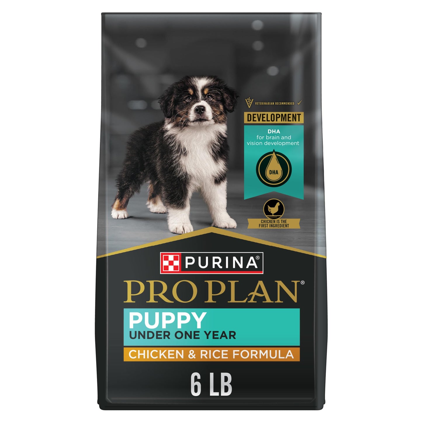 Purina Pro Plan High Protein Dry Puppy Food, Chicken and Rice Formula - 6 lb. Bag