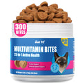 Just Try 23 in 1 Taurine for Cats Vitamins Treats with L-Lysine for Immune, Joint Support Skin & Coat & Heart Health - Multivitamin, HIV Omega 3, Biotin Supplements for Indoor & Senior Cat - 300 Bites