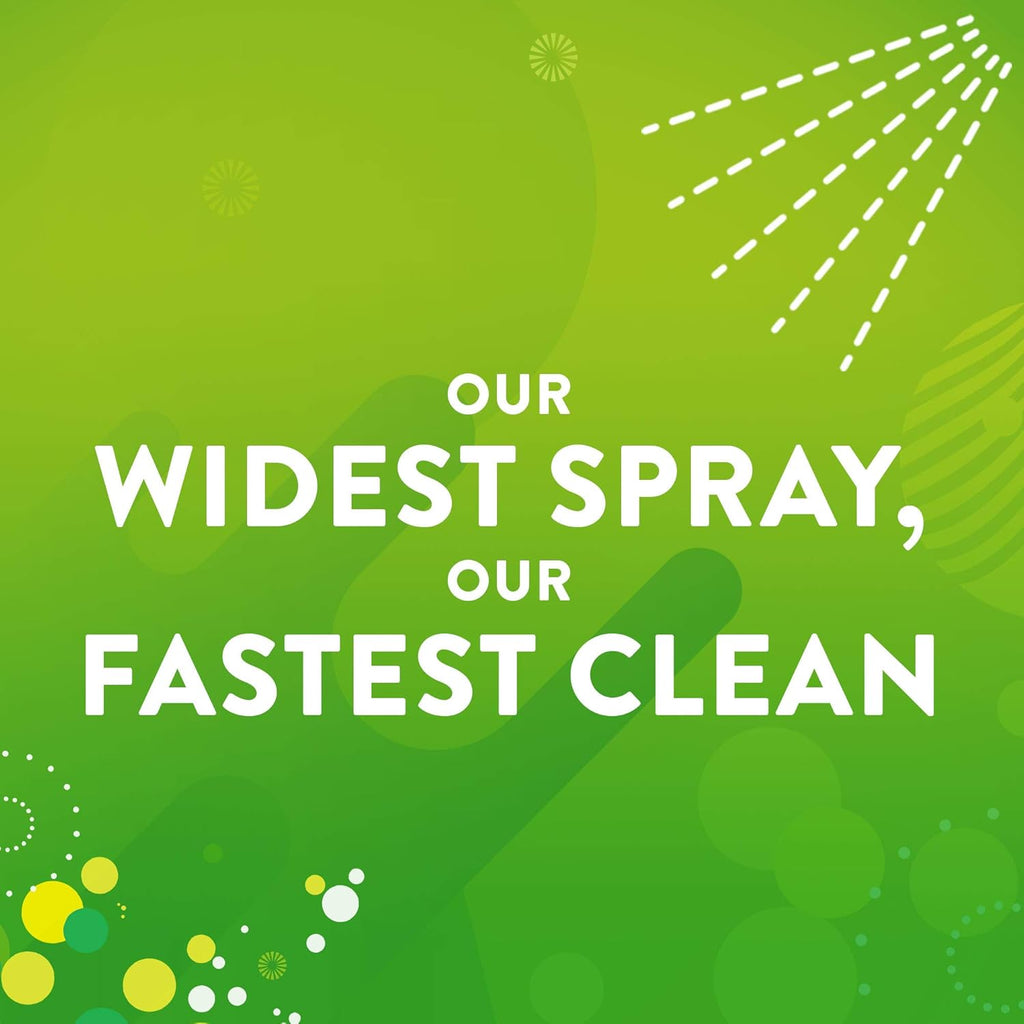 Scrubbing Bubbles Mega Bathroom and Shower Cleaner Spray, Foaming Action Removes Limescale and Soap Scum, Rainshower Scent, 32oz