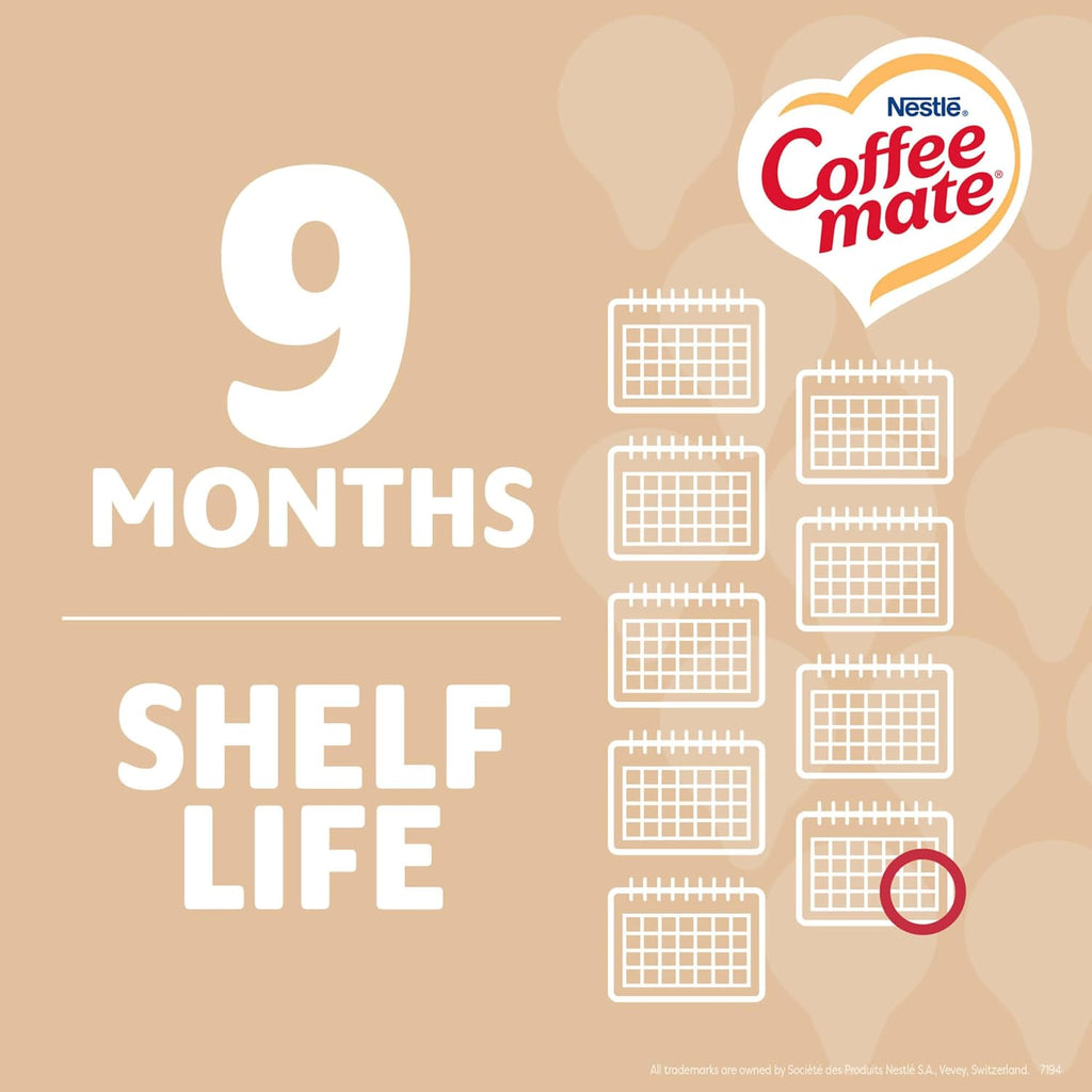 Nestle Coffee mate Coffee Creamer, Original, Liquid Creamer Singles, Non Dairy, No Refrigeration, 0.375 fl oz Tubs (Pack of 360)
