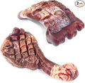 Fuufome Dog Chew Toys for Aggressive Chewers：2 Pack Indestructible Dog Toy for Large Breed- Tough Nylon Teething Bone Toy to Keep Them Busy