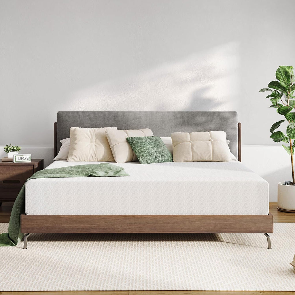 Novilla King Mattress, 12 Inch King Size Memory Foam Mattress with Comfort Foam for Pressure Relief & Cool Fresh Sleep, Removable Washable Cover,Mattresses in a Box,Medium Firm