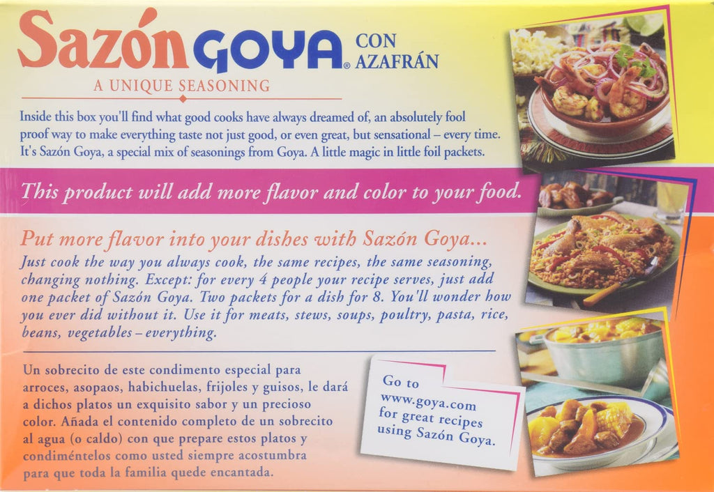 Goya Sazón Seasoning With Azafran 3.52 Ounce (Pack of 3)
