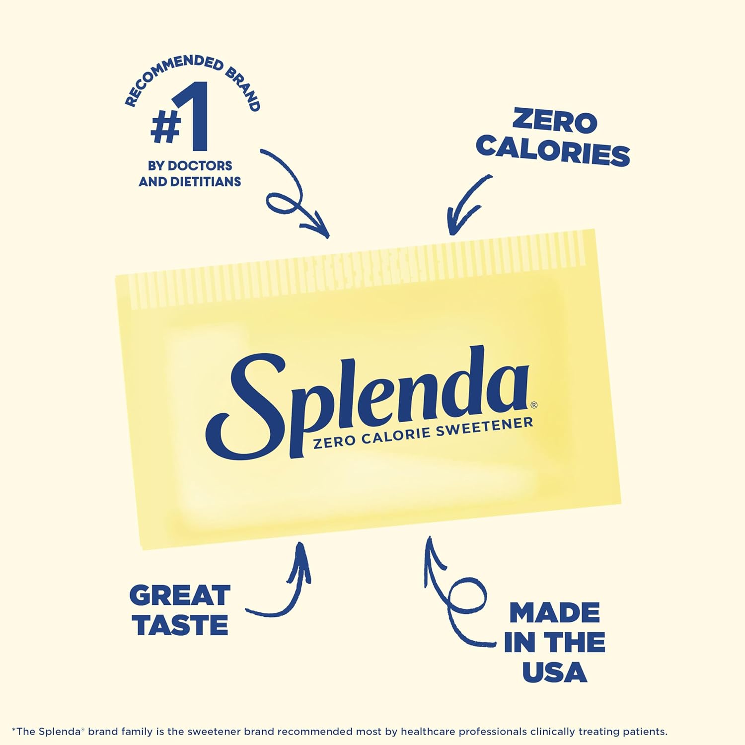 SPLENDA Zero Calorie Sweetener, 400 Count Packets