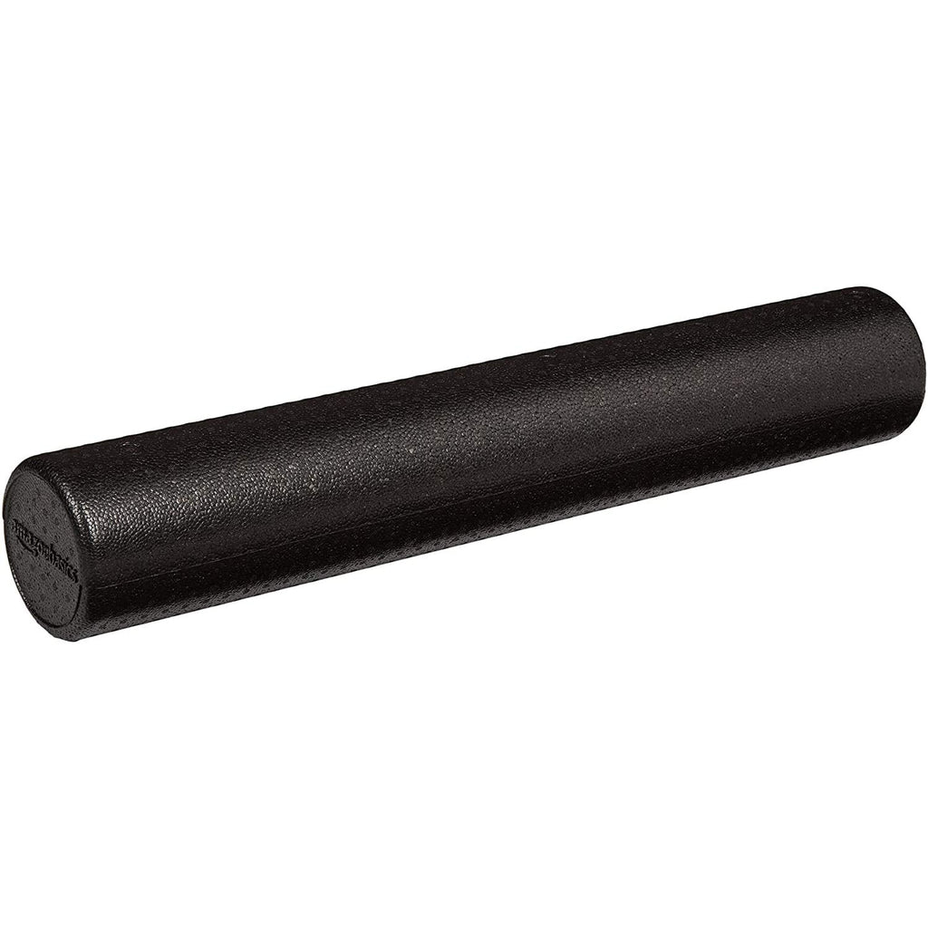 Basics High-Density Foam Roller for Exercise, Stretching and Muscle Recovery, 36 Inches, Black