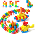 42PCS Magnetic Blocks, Gifts for 3 4 5 6 Year Old, Magnet Building Blocks for Toddlers, Girls & Boys, Sensory - Montessori - Autism - Magnetic Toys for Kids Ages 3-5 4-8