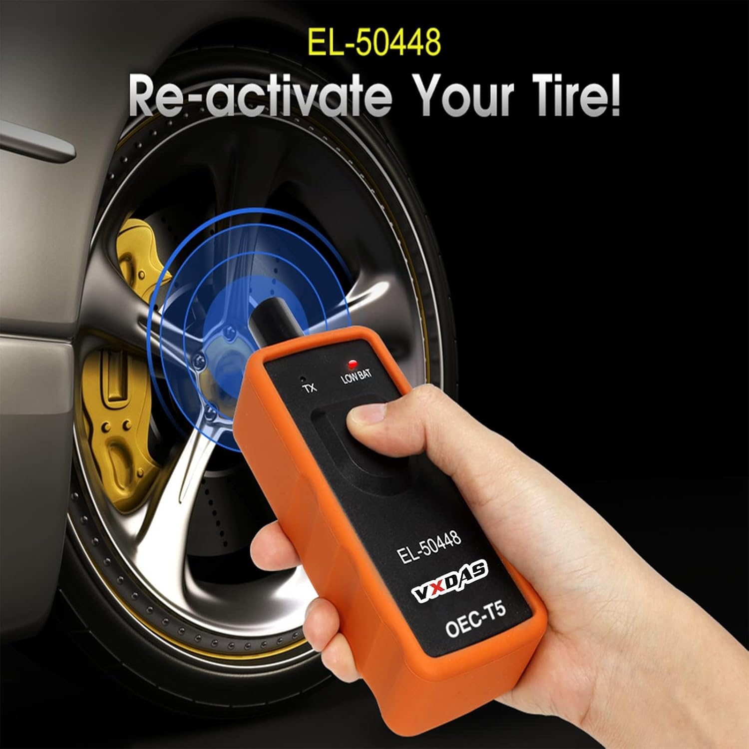 VXDAS TPMS Relearn Tool for GM Tire Sensor TPMS Reset Tool Tire Pressure Monitor system Activation Tool OEC-T5 for GM Buick/Chevy/Cadillac Series Vehicles 2023 Edition