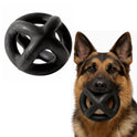 Monster K9 Ring Ball | Virtually Indestructible. Lifetime Guaranteed. | VULCRON™ Natural Rubber | Durable, Heavy Duty Dog Chew Toy for Aggressive Chewers | Medium & Large Breeds, 5.5”