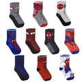 Marvel Spiderman Boys Socks - 10-Pack Decorative Toddler Socks with Amazing Legends Design